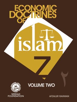 cover image of Economic Doctrines of Islam--Volume 2